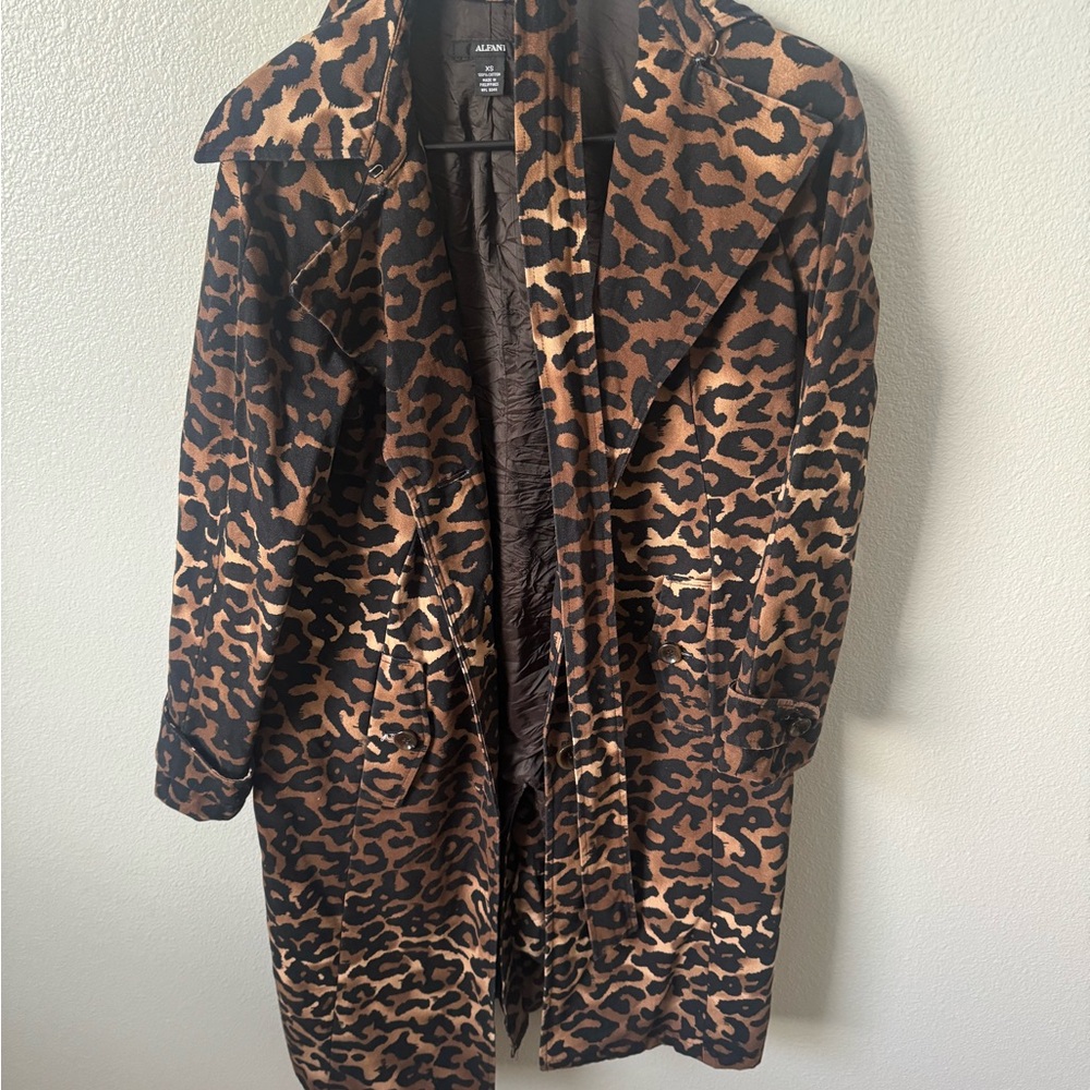 Leopard Print Women's Coat